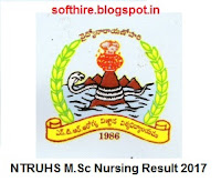 NTRUHS M.Sc Nursing Result