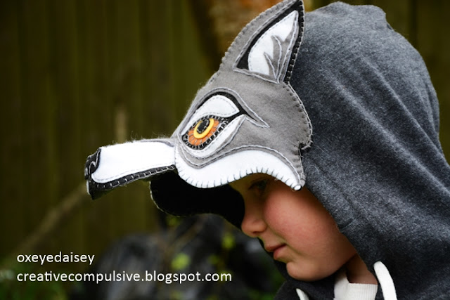 wolf mask hoodie