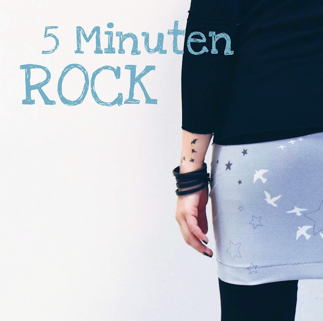 GrinseStern, 5 Minuten Rock, DIY, Tutorial,GrinseStern Stoffe