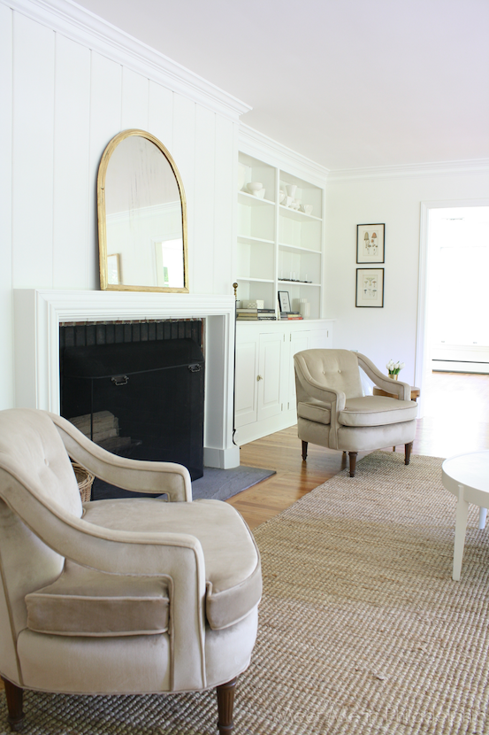 Meet Me in Philadelphia Our NewlyReupholstered Living Room Chairs