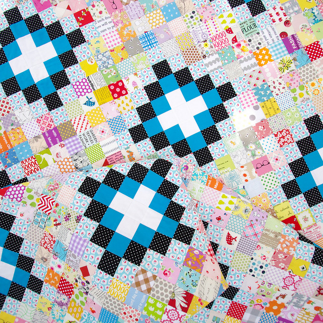 Irish Chain Scrap Buster Quilt | Red Pepper Quilts 2015