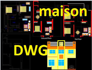 plan maison dwg telecharger gratuit