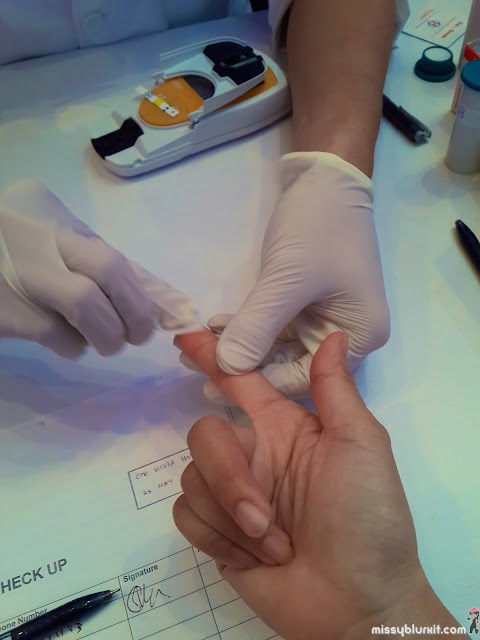 cholesterol test