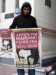 FEDERICO GARCÍA, ESTUDIANTE, TAMBIÉN PIDE JUSTICIA POR MARIANO