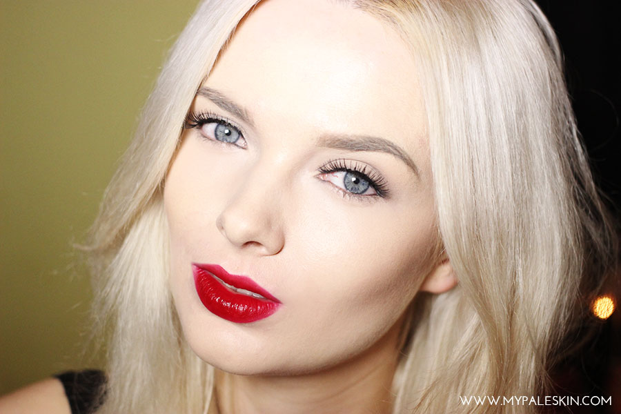 bourjois, rouge edition velvet, lipstick, grand cru, review, swatch, pale skin, my pale skin