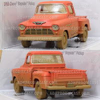 Miniatur Chevy Stepside Pick-Up 1955 Dirt (Orange-32K) Miniatur Chevy Stepside Pick-Up 1955 Dirt (Orange-32K)