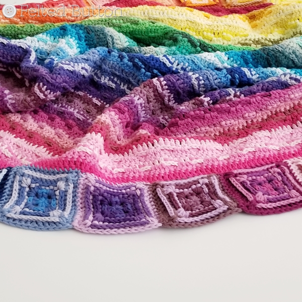 Every Bit a Blanket {free crochet pattern} by Felted Button using Scheepjes Cahlista Colour Pack Every Bit a Blanket {free crochet pattern} by Felted Button using Scheepjes Cahlista Colour Pack