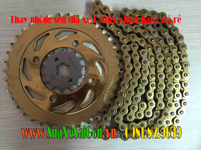 Thay nhông sên dĩa xe Raider chính hãng giá rẽ Thay nhông sên dĩa xe Raider chính hãng giá rẽ