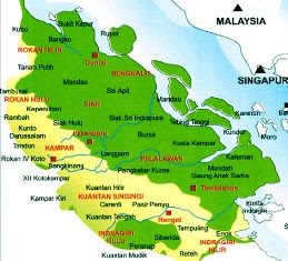 peta Provinsi Riau Daftar Nama Daerah Kota / Kabupaten di Provinsi Riau Indonesia
