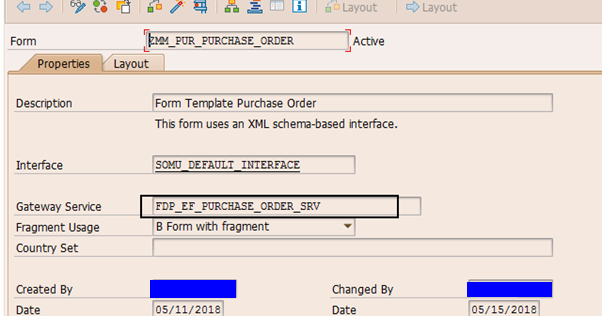 SAP ABAP Central: Adobe form output using Gateway Services [OData]: SAP