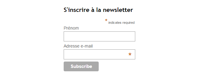 Newsletters : créer un formulaire d'inscription avec Mailchimp, et l'ajouter à son blog sous Blogger . Lady Bird Red || http://ladybirdr.blogspot.fr/ Newsletters : créer un formulaire d'inscription avec Mailchimp, et l'ajouter à son blog sous Blogger