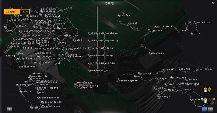 Mod Map South Korea Adventure v 6.6 Ets2 Terbaru