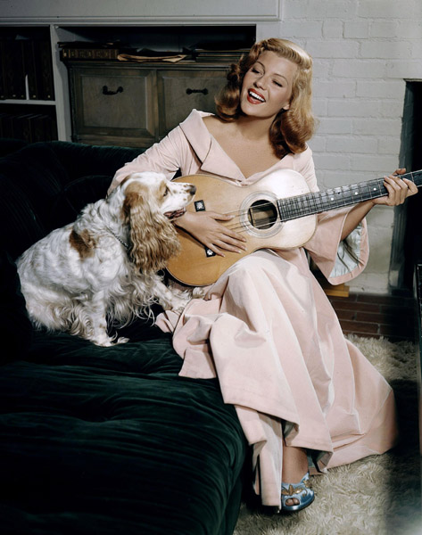 Vintage Photos of Actresses Playing Guitar ~ vintage everyday