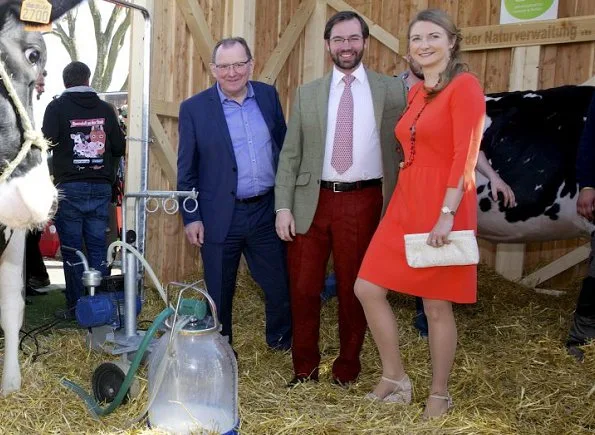 Prince Guillaume and Princess Stéphanie of Luxembourg attended 