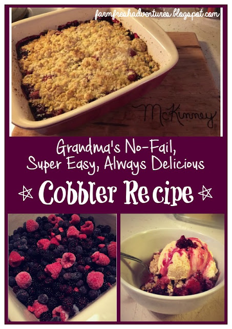 Grandma's No-Fail, Super Easy, Always Delicious Cobbler Recipe
