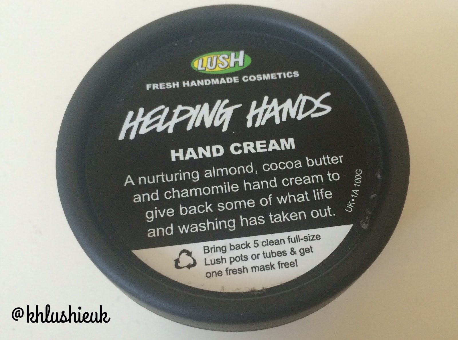 Lushie UK Helping Hands Hand Cream