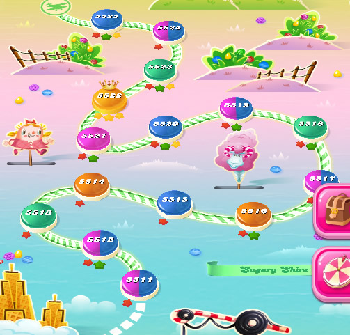 Candy Crush Saga level 5511-5525 Candy Crush Saga level 5511-5525