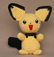 PATRON PICHU (POKEMON) AMIGURUMI 2078