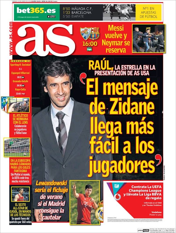 Raúl, AS: "El mensaje de Zidane llega más fácil a los jugadores"