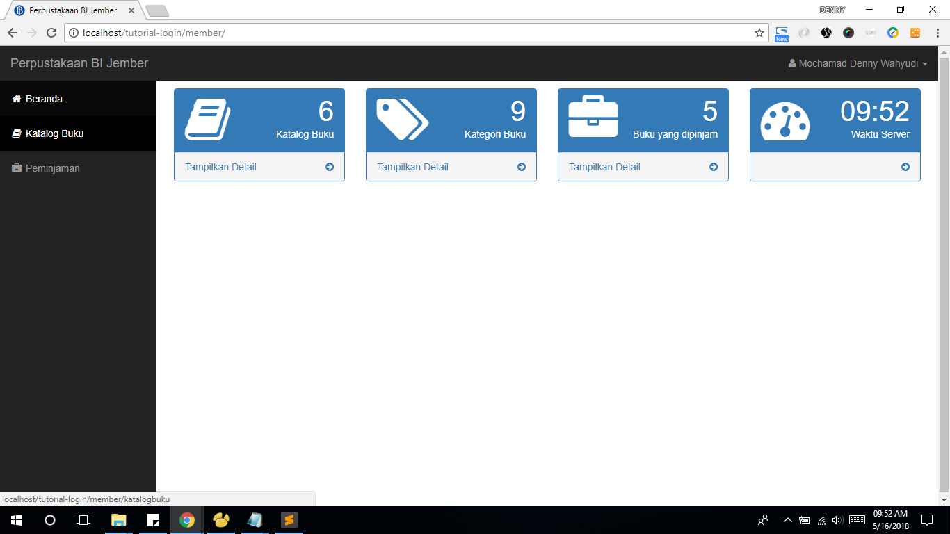 Membuat login multi user dengan PHP - Senang Coding