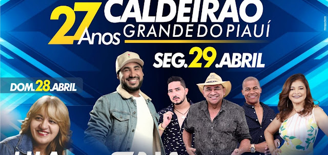 PREFEITO VIANNEY ANUNCIA ATRAÇÕES ARTÍSTICAS DA FESTA DO ANIVERSÁRIO DE CALDEIRÃO GRANDE PREFEITO VIANNEY ANUNCIA ATRAÇÕES ARTÍSTICAS DA FESTA DO ANIVERSÁRIO DE CALDEIRÃO GRANDE