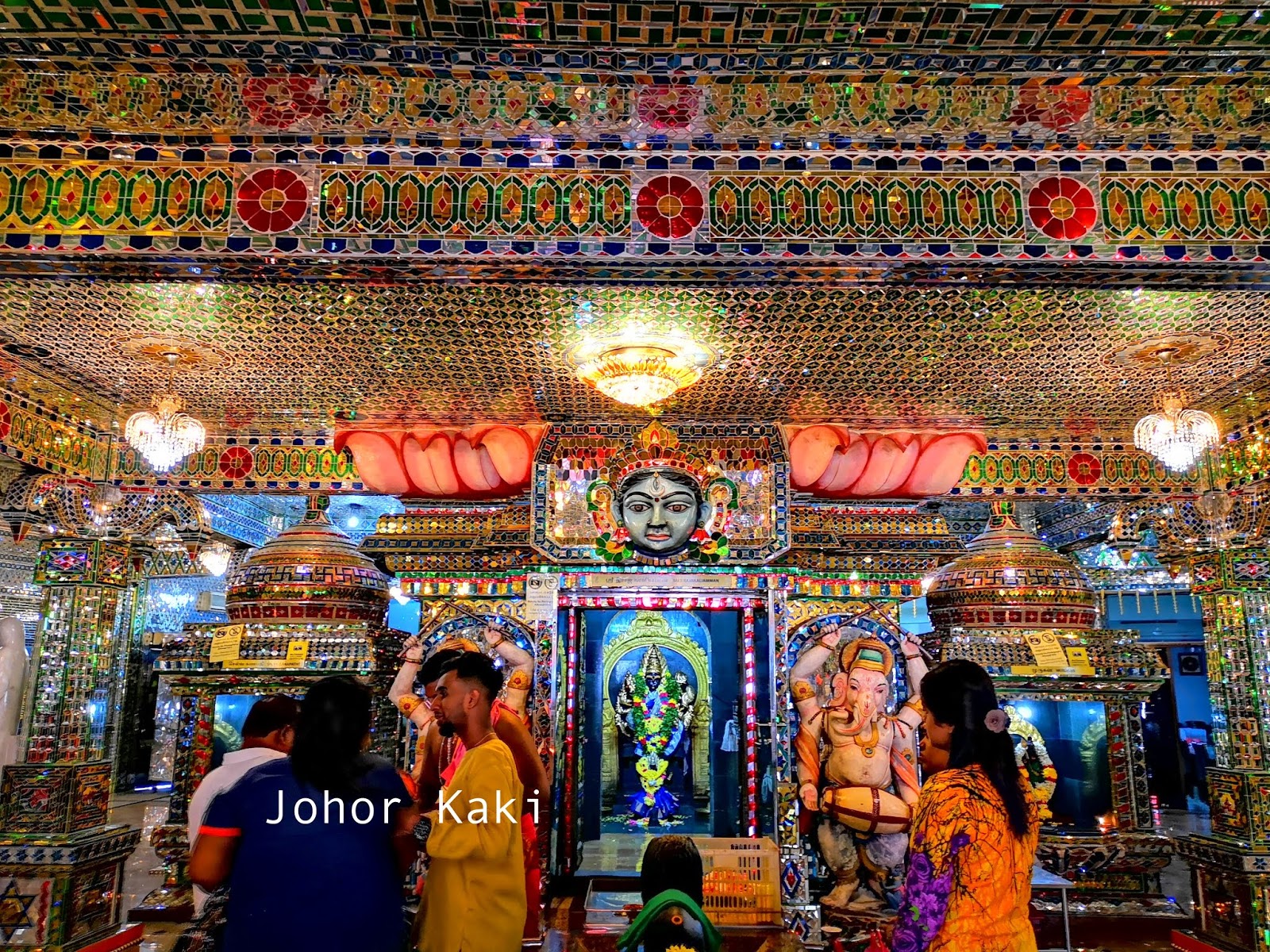 Johor Bahru Hindu Glass Temple. A Secret Marvel of the World Johor