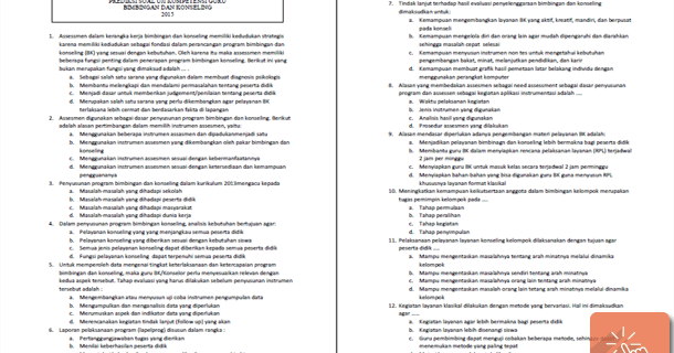 Soal Ukg Bk Guru Paud