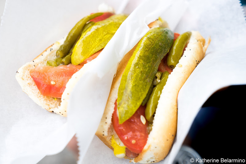 Chicago-Style Hot Dogs Famous Chicago Foods