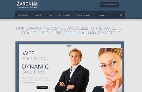 Free Zaronna - Clean Joomla Template Free Zaronna - Clean Joomla Template