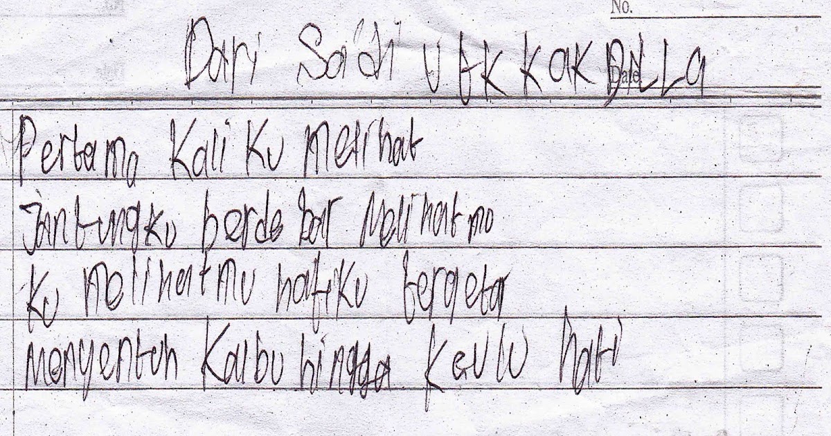 Contoh Surat Cinta Mos Untuk Kakak Osis Contoh Surat