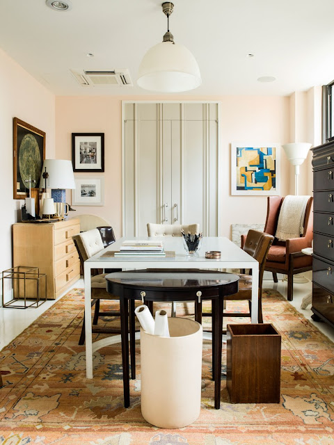 Up your color mojo and thumb your nose at Crayola - tissue pink study www.BoHoHome.com @bohosusan
