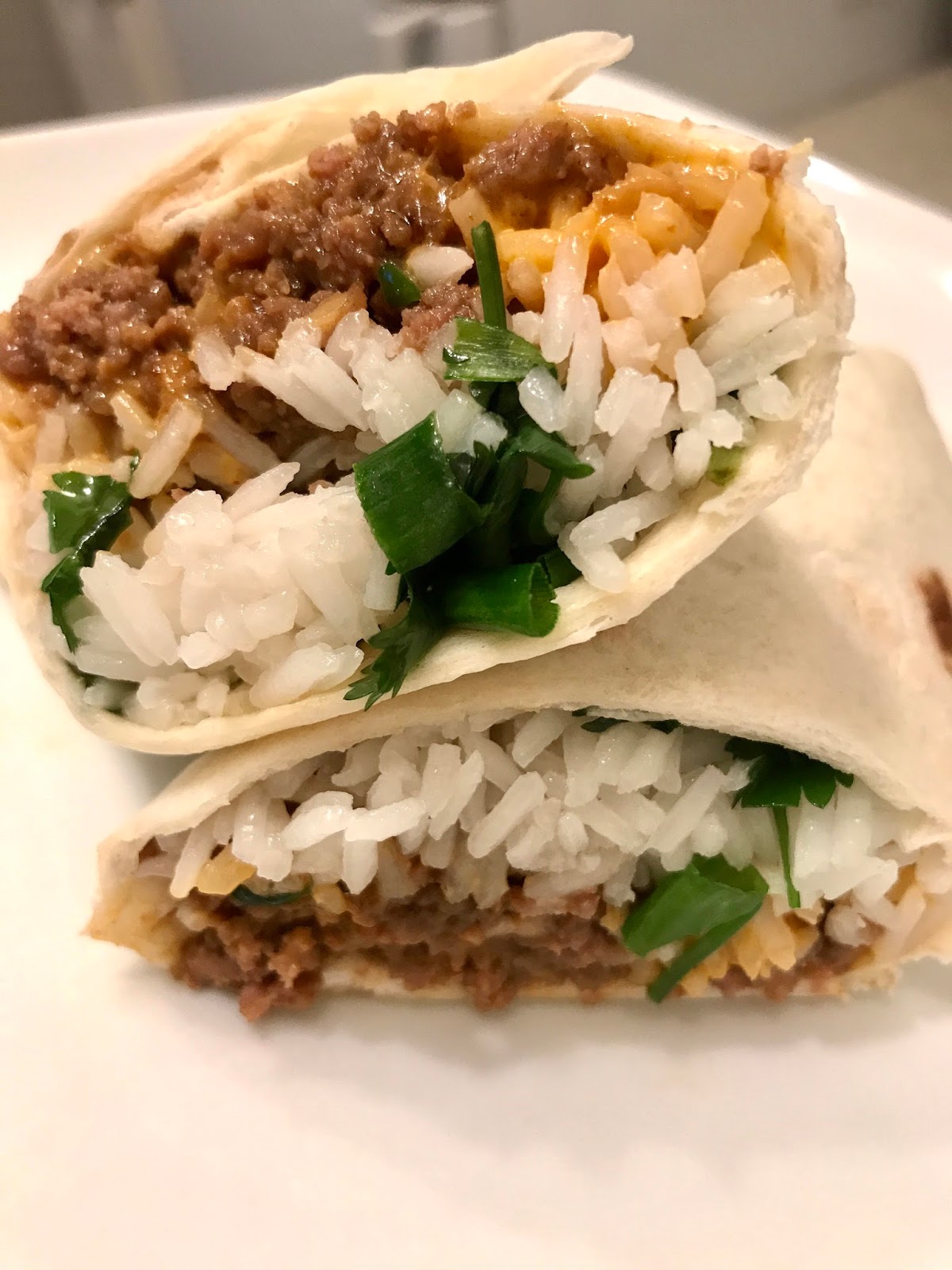 Korean Beef Burritos