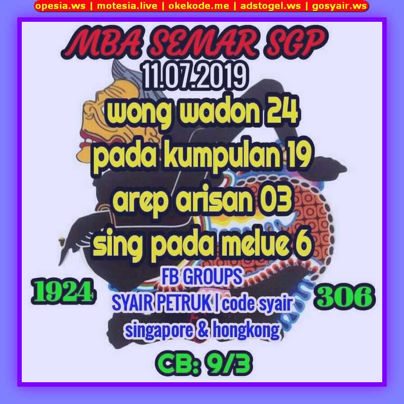 Kode Syair Pak Tuntung 19 Oktober 2019