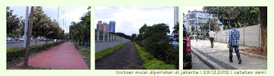 trotoar yang kian lega