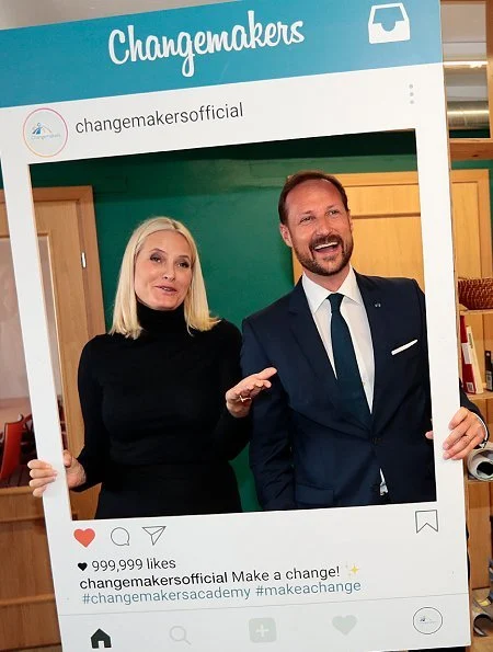 Crown Prince Haakon and Crown Princess Mette-Marit visited Telliskivi Creative City. Old Town of Tallinn which is in UNESCO cultural heritage list