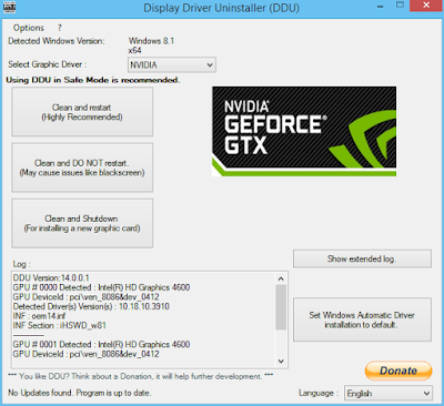 display driver uninstaller