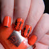 Día 2 : Naranja / Clockwork Orange nail art