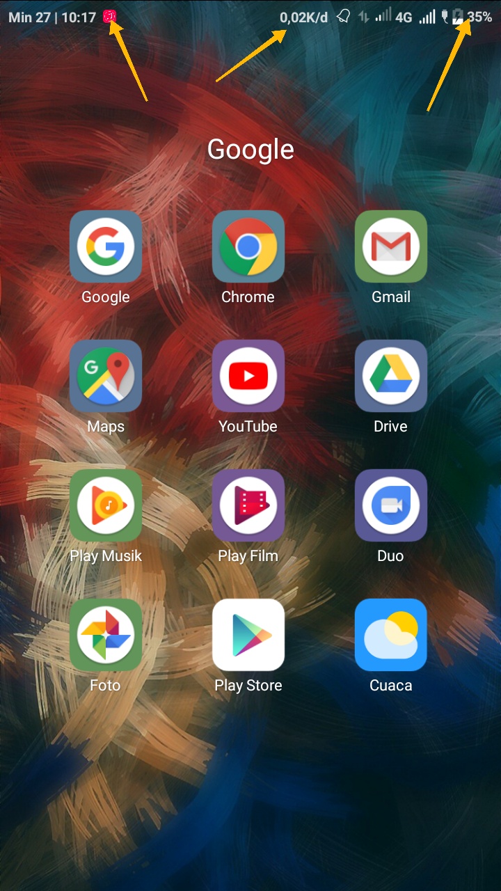 Cara Menampilkan Persentase Baterai Dan Ikon Notifikasi Juga Kecepatan Internet Di Semua Hp Xiaomi