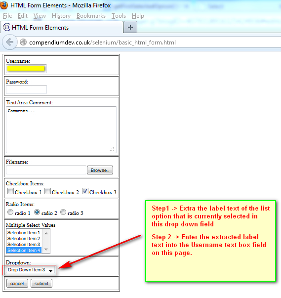 SeleniumByArun 419. Using getFirstSelectedOption( ) with drop down