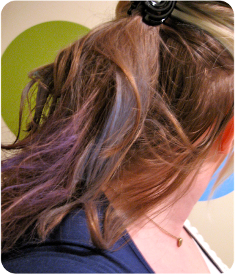 BEAUTY: Hair Chalking | Neon Rattail
