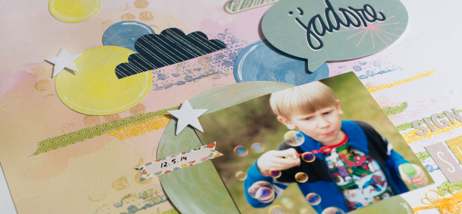 Scrapbooking Layout: Sign Of Summer
