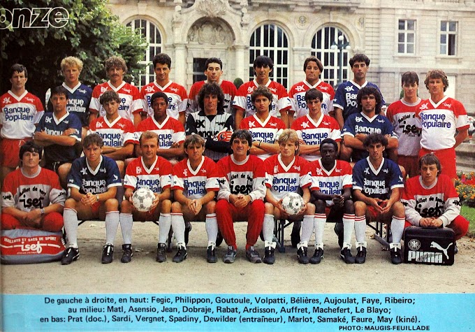 L'équipe du dimanche après-midi. LIMOGES FOOTBALL CLUB 1986-87.