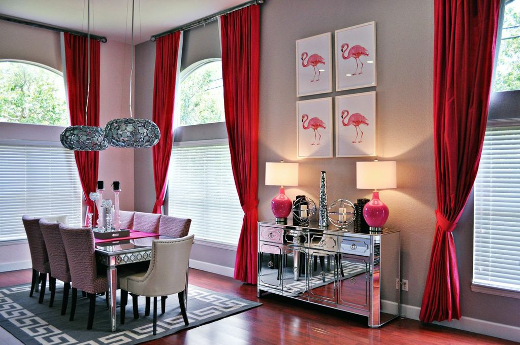 Red Dining Room Curtains Interior Design 94 Pink 15 Ideas For Red Dining Room Curtains Interior Design 94 Pink 15 Ideas For