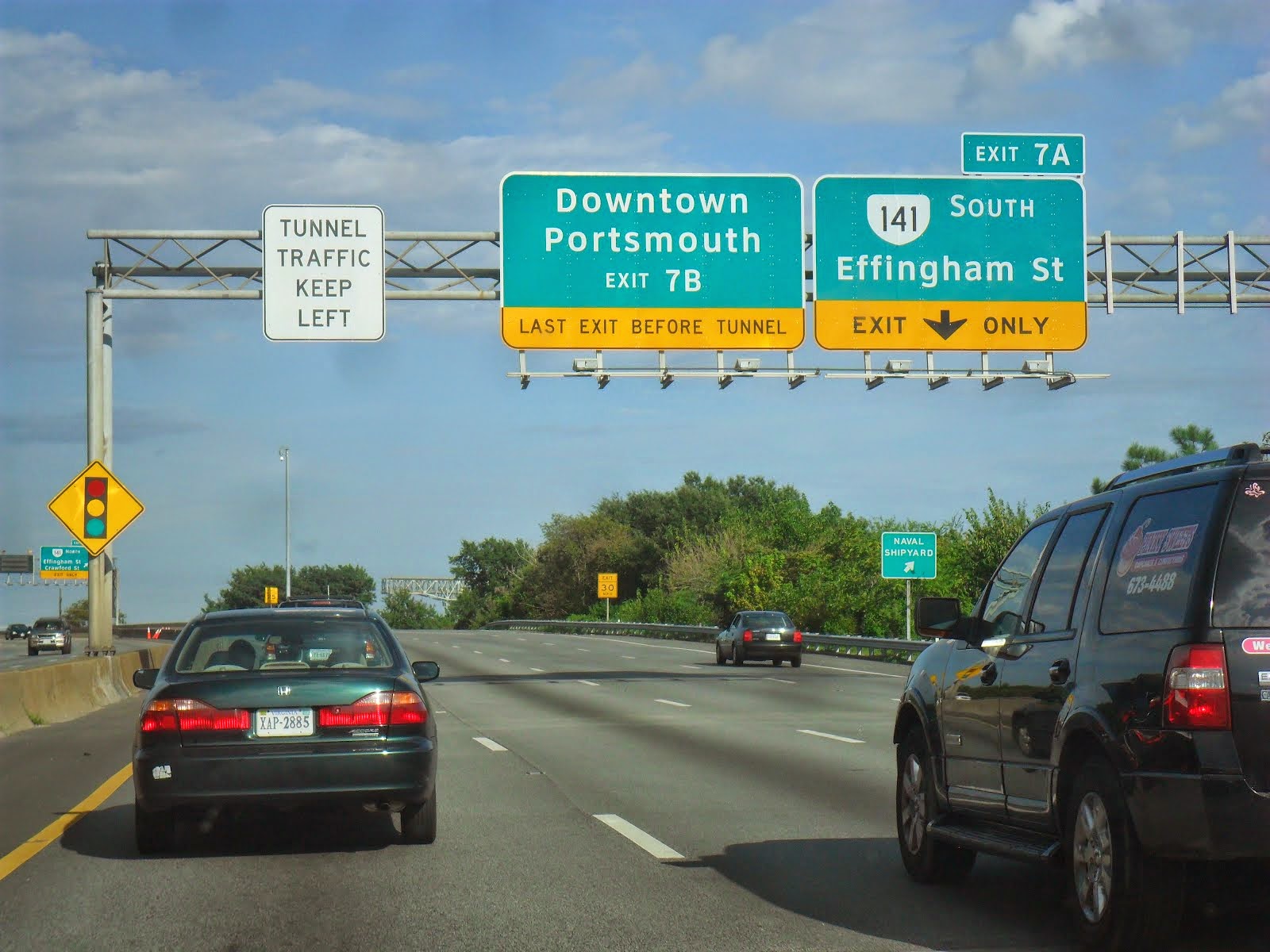 Luke's Signs I264/Downtown Tunnel Portsmouth & Norfolk, VA