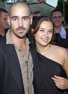 Colin Farrell with Wife