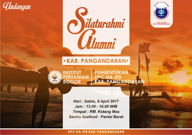 Undangan Musyawarah Pembentukan DPC HA IPB Kabupaten Pangandaran. Undangan Musyawarah Pembentukan DPC HA IPB Kabupaten Pangandaran.