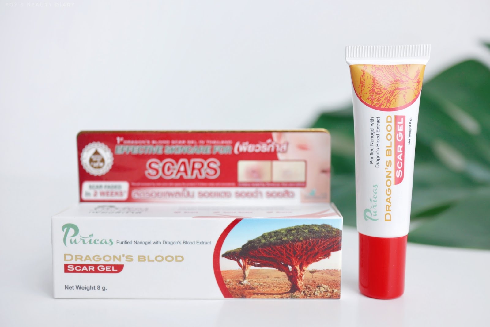 Foy's Beauty Diary Review Puricas Dragon Blood Scar Gel เจลลดรอย