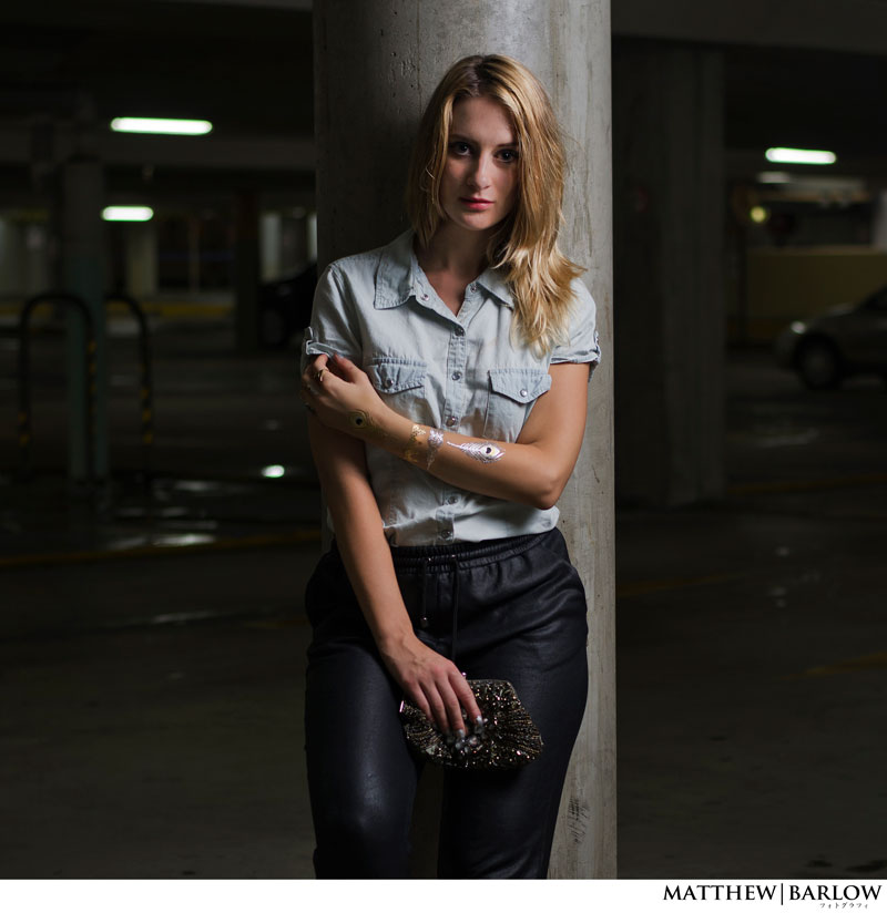 minimalist street style denim shirt and leather pants minimalist street style denim shirt and leather pants