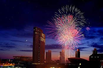 Fireworks at the Plaza