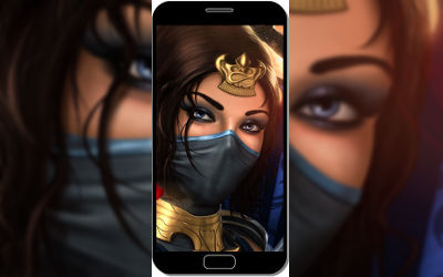 Kitana Mortal Kombat - Fond d'Écran en QHD pour Mobile